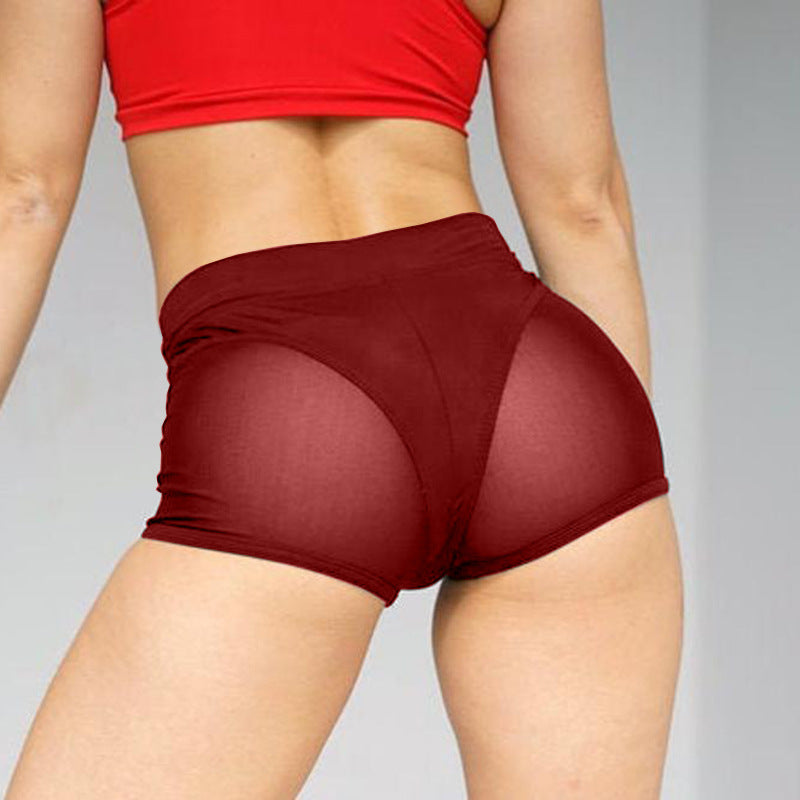 Femenza™ Mesh Sports Yoga Stretch Shorts
