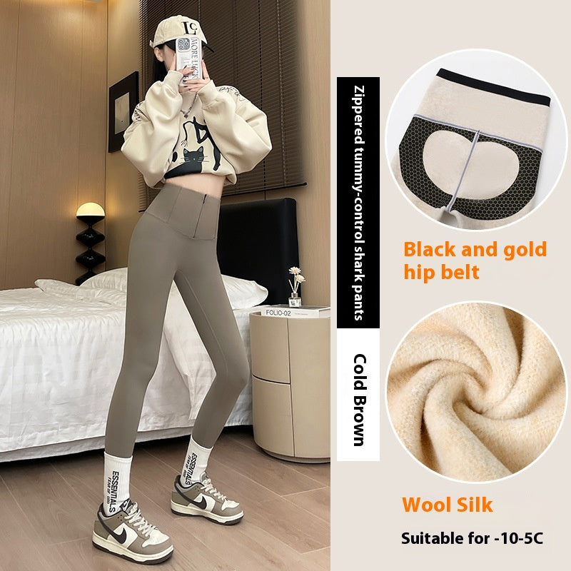Femenza™ Supportive Winter Leggings High Waist Slim Warm Velvet Thickened