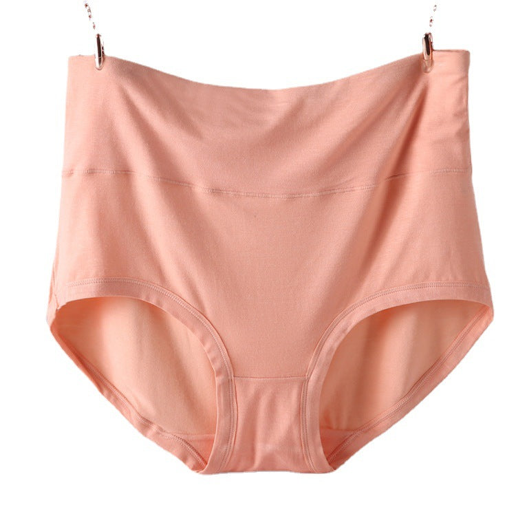 Femenza™ Women Underwear Soft Viscose Solid Color High Waist Panties 4pcs