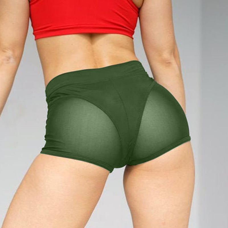 Femenza™ Mesh Sports Yoga Stretch Shorts