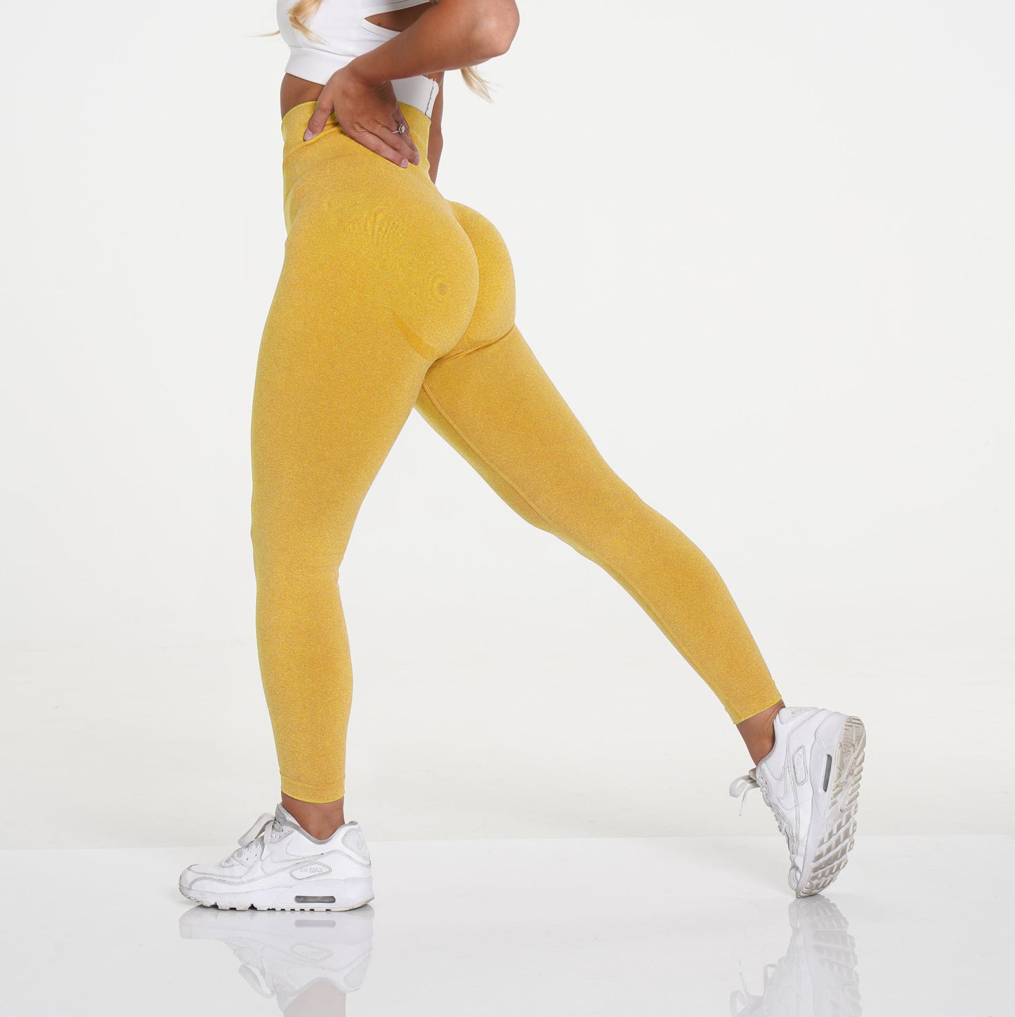 Femenza™ Knitted Moisture-Wicking Yoga Pants