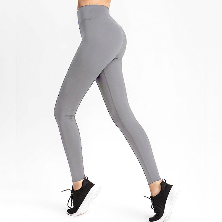 Femenza™ Solid Color  High-waist sports Fitness Yoga Pants