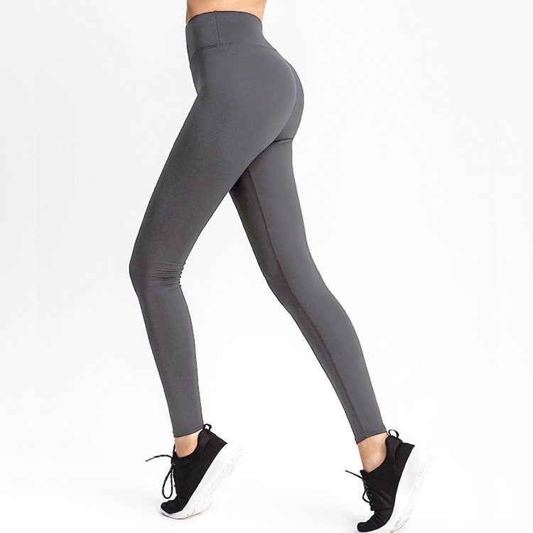 Femenza™ Solid Color  High-waist sports Fitness Yoga Pants