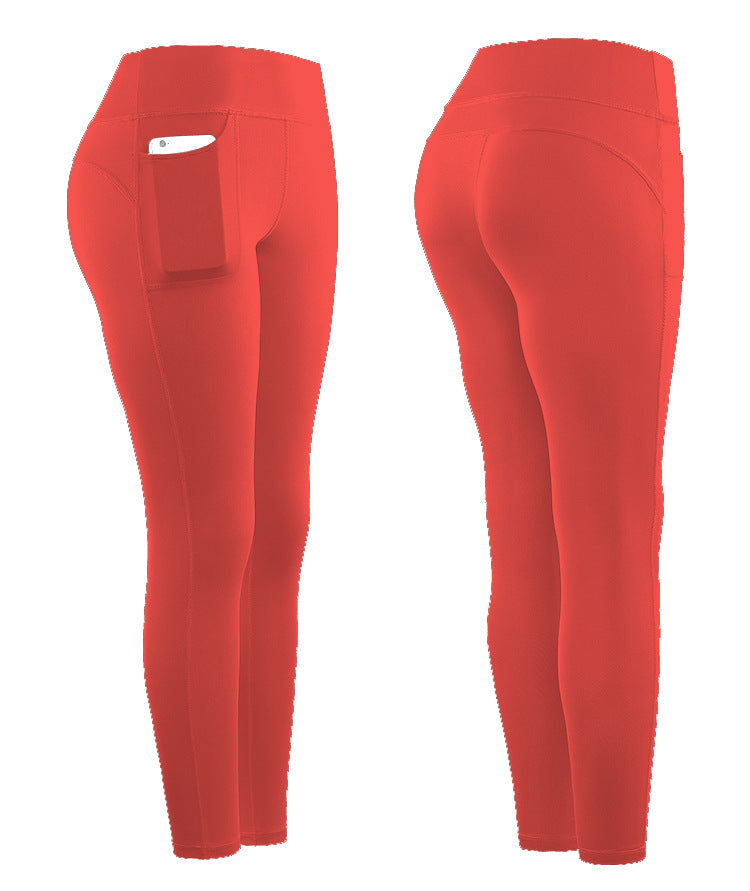 Femenza™ Multi-Color High Waist Pocket Sports Yoga Leggings