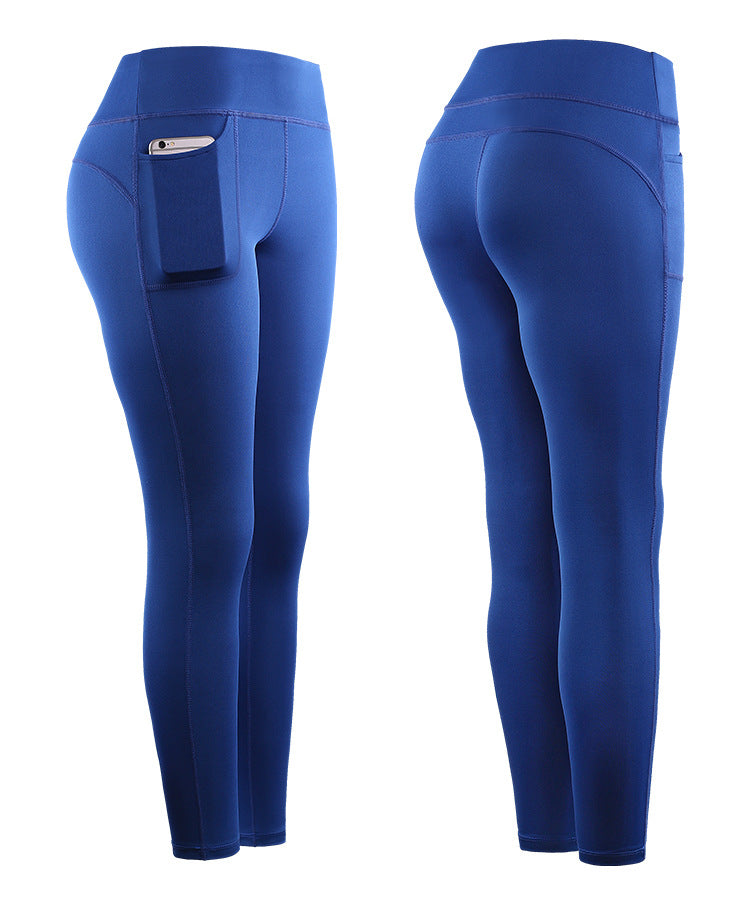 Femenza™ Multi-Color High Waist Pocket Sports Yoga Leggings
