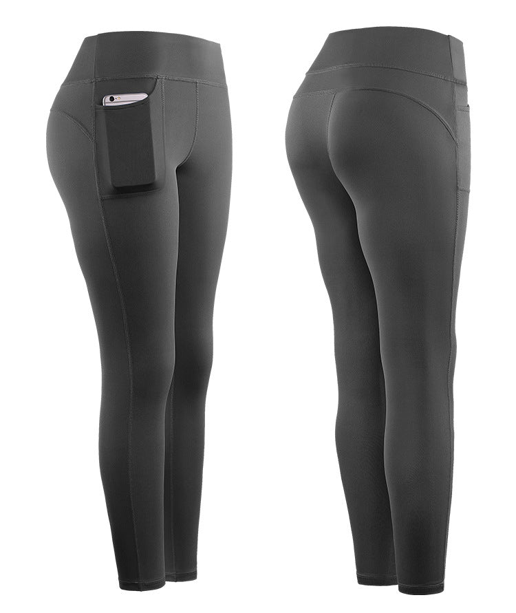 Femenza™ Multi-Color High Waist Pocket Sports Yoga Leggings