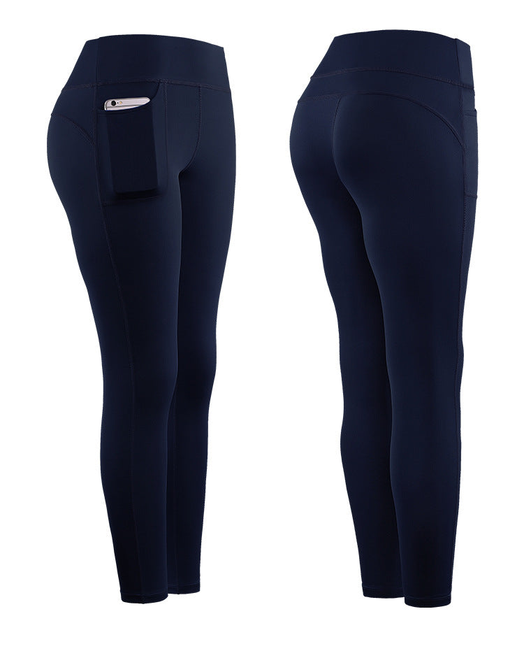 Femenza™ Multi-Color High Waist Pocket Sports Yoga Leggings