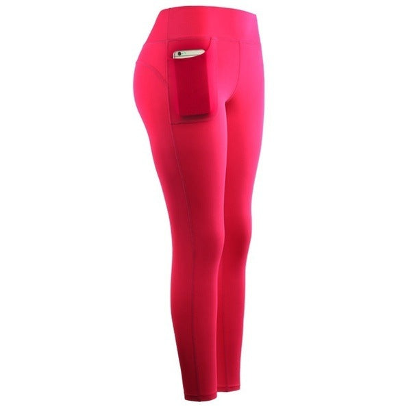 Femenza™ Multi-Color High Waist Pocket Sports Yoga Leggings