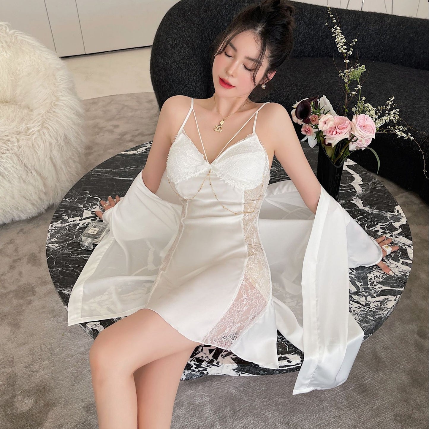 Femenza™ Lightweight French-style Silk  Loungewear