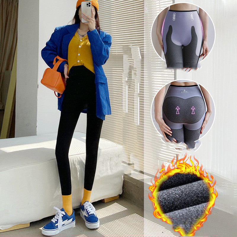 Femenza™ Velvet-Lined Supportive Yoga Leggings