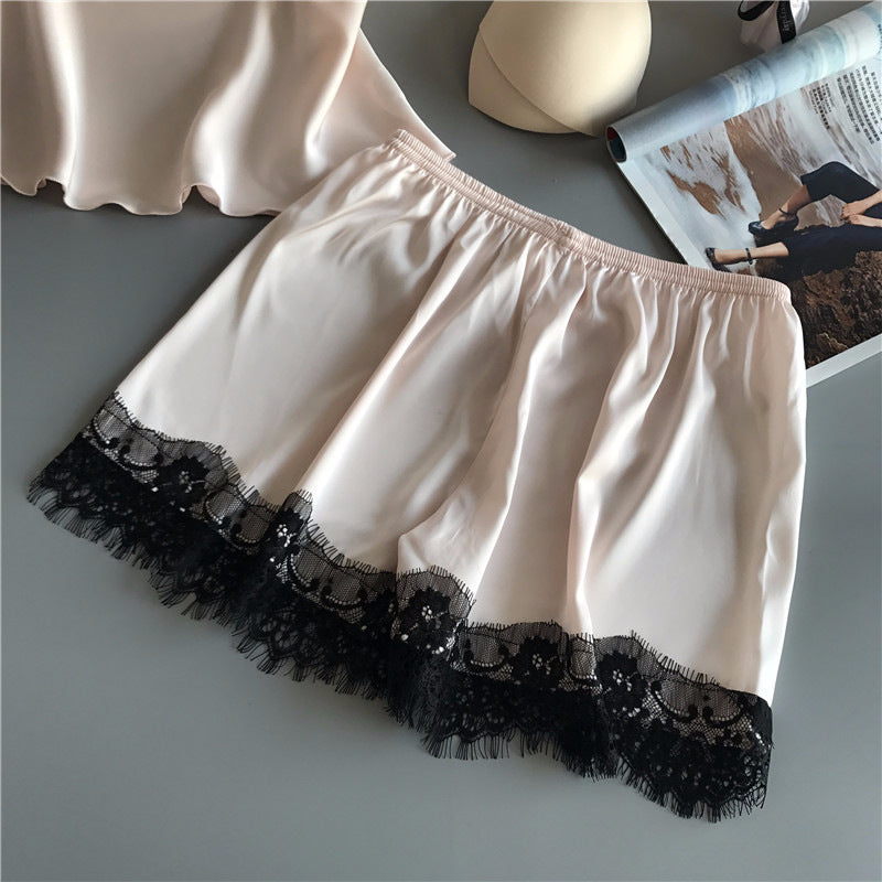 Femenza™ Silk Loungewear Two-Piece Set