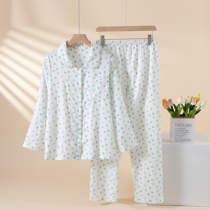 Femenza™ Pure Cotton Cartoon Print Summer Loungewear Suit