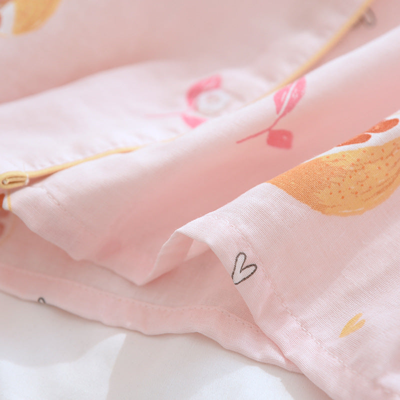 Femenza™ Print Long Sleeve Cotton Loungewear Set