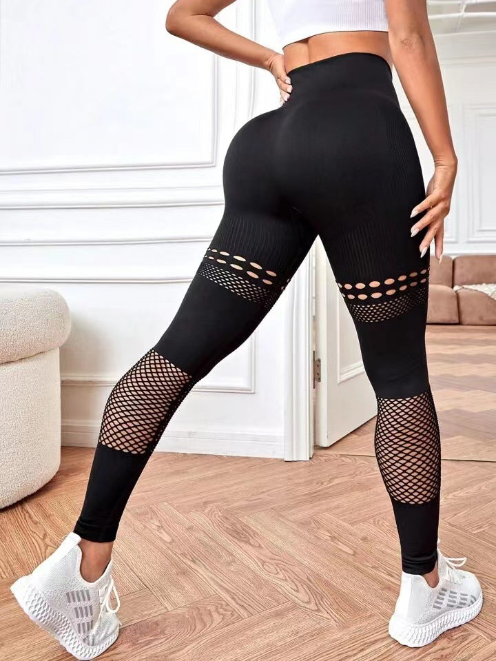 Femenza™ Hollow Seamless Yoga Pants Training Fitness Leggings
