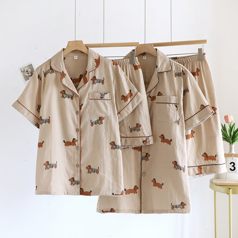 Femenza™ Women’s Casual Cartoon-Print Loungewear Set