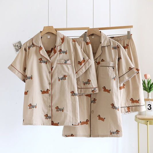 Femenza™ Women’s Casual Cartoon-Print Loungewear Set
