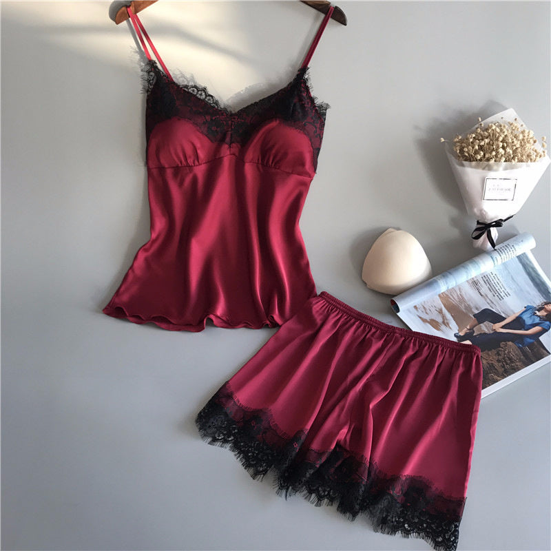 Femenza™ Silk Loungewear Two-Piece Set