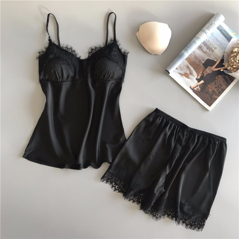 Femenza™ Silk Loungewear Two-Piece Set