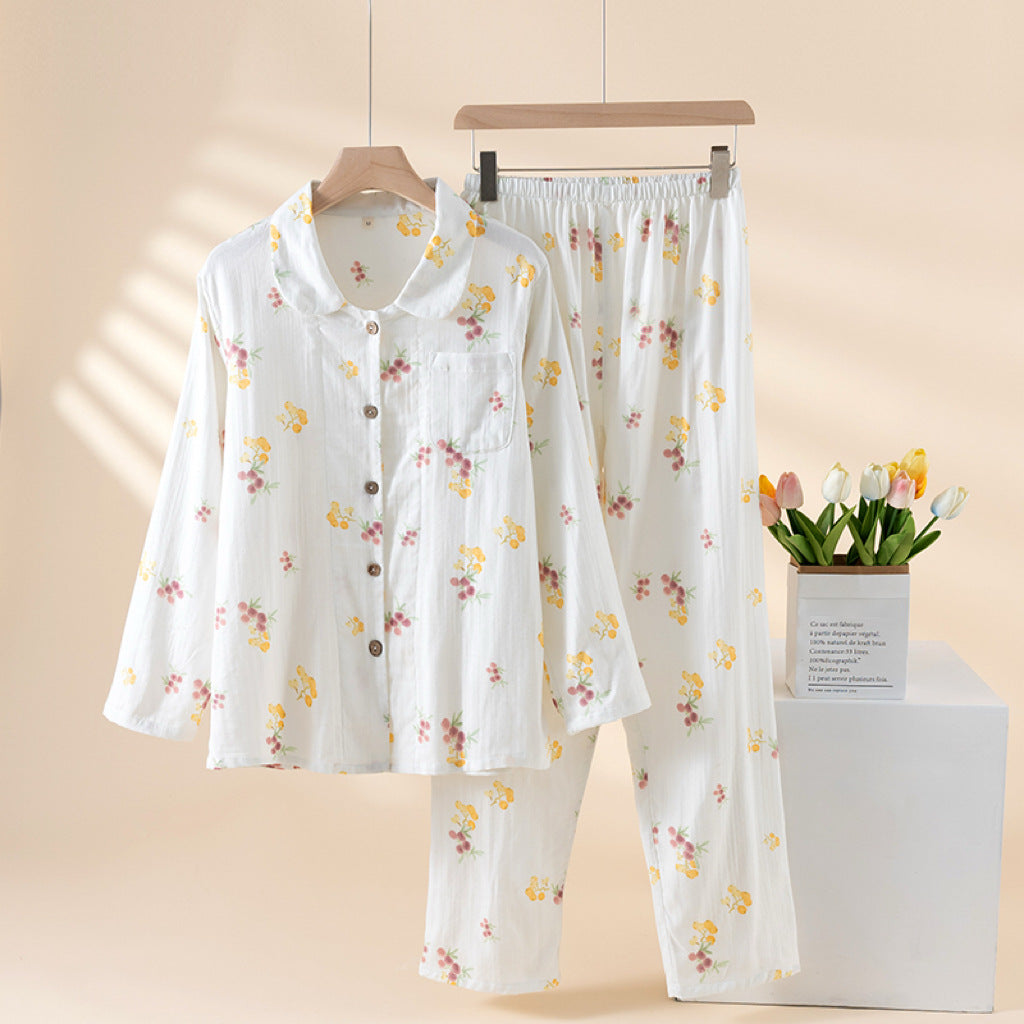 Femenza™ Pure Cotton Cartoon Print Summer Loungewear Suit