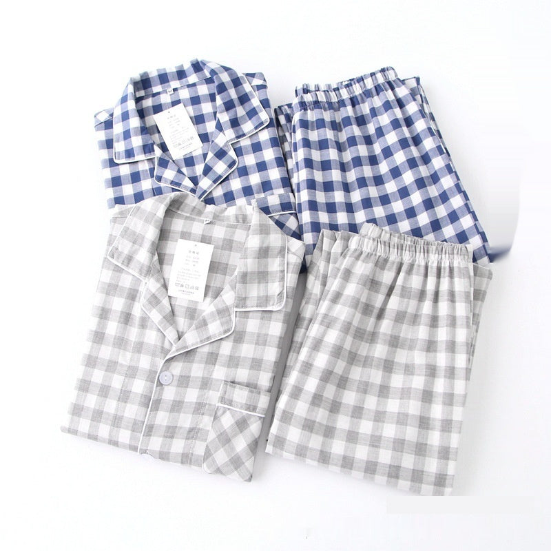 Femenza™ Spring Autumn Double-Layer Long-Sleeve Loungewear Set
