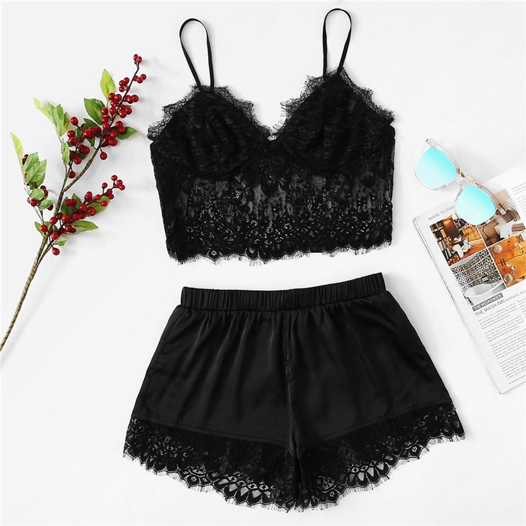 Femenza™ Elegant Lace Intimate Apparel Set