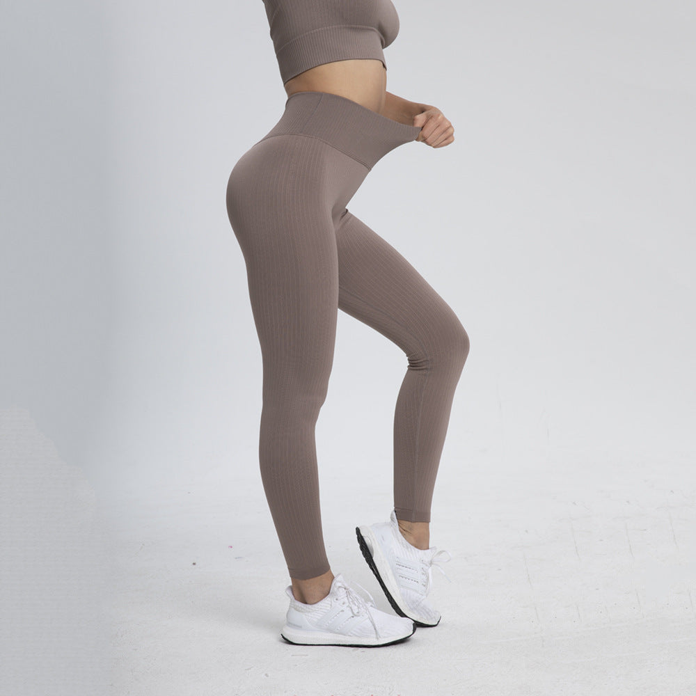 Femenza™ Women's Solid Color Large Size Seamless Yoga Pants Sports Quick Dry