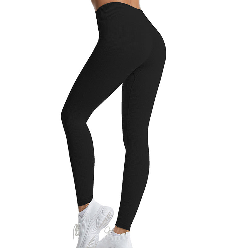 Femenza™ Women's Solid Color Large Size Seamless Yoga Pants Sports Quick Dry