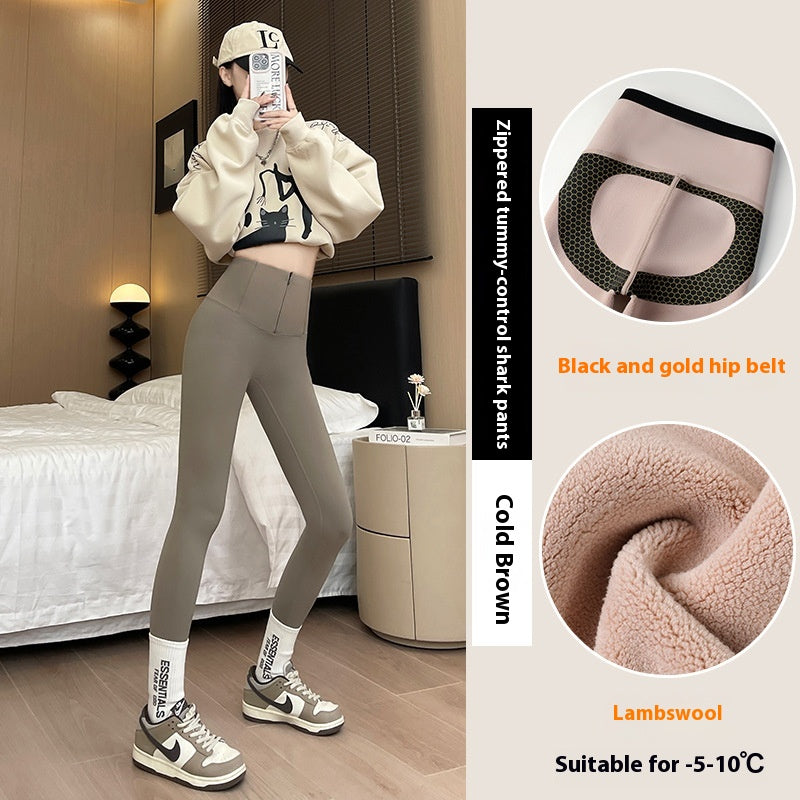 Femenza™ Supportive Winter Leggings High Waist Slim Warm Velvet Thickened