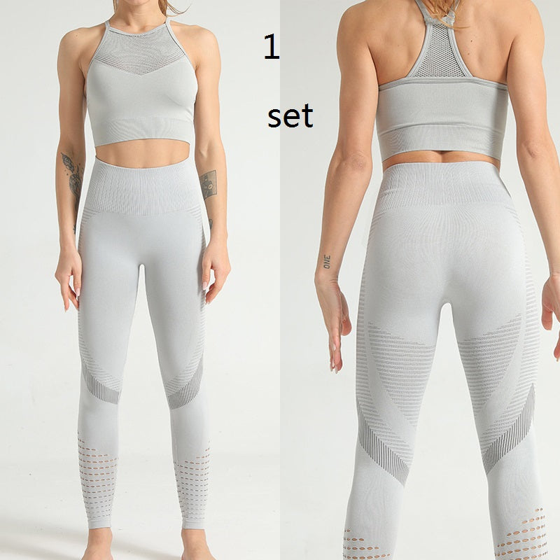 Femenza™ Quick-drying Breathable High-waist Mesh Tight Yoga Pants