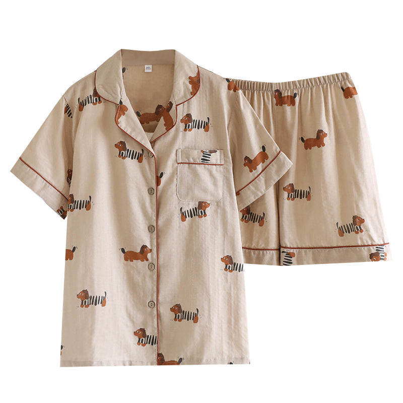 Femenza™ Women’s Casual Cartoon-Print Loungewear Set