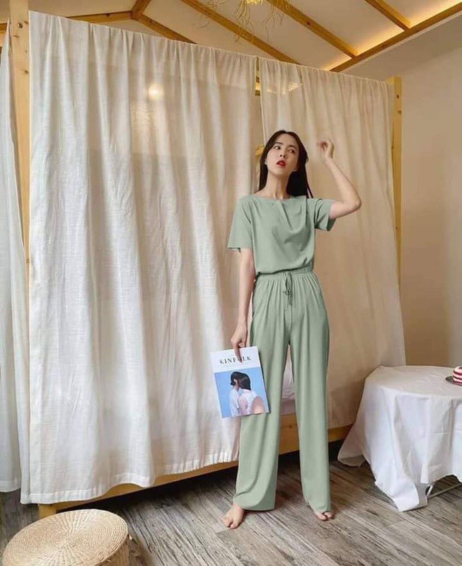 Femenza™ Summer Pajamas Casual Loungewear Two-piece Set