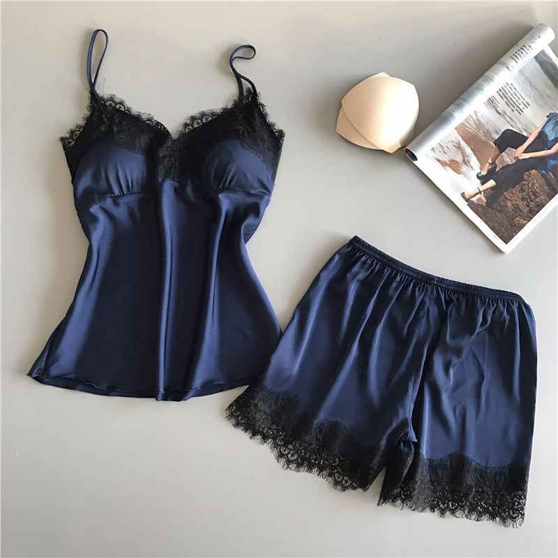 Femenza™ Silk Loungewear Two-Piece Set