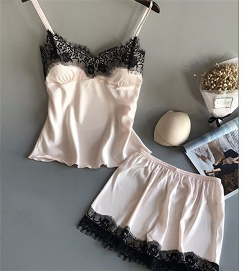 Femenza™ Silk Loungewear Two-Piece Set