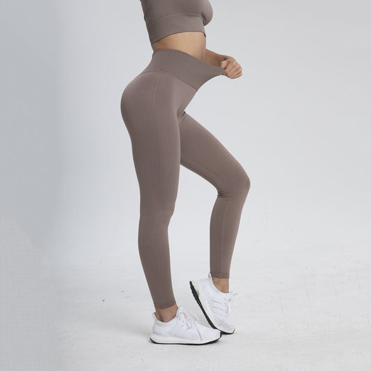 Femenza™ Women's Solid Color Large Size Seamless Yoga Pants Sports Quick Dry