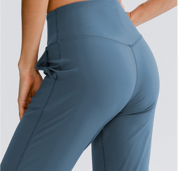 Femenza™ Stretch High Waist Yoga Loose Fit Leggings Sweatpants