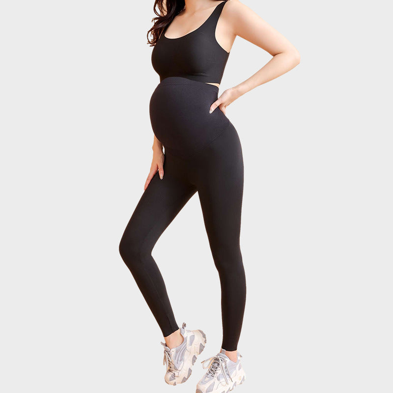 Femenza™ Fleece Maternity Leggings High Elastic Supportive