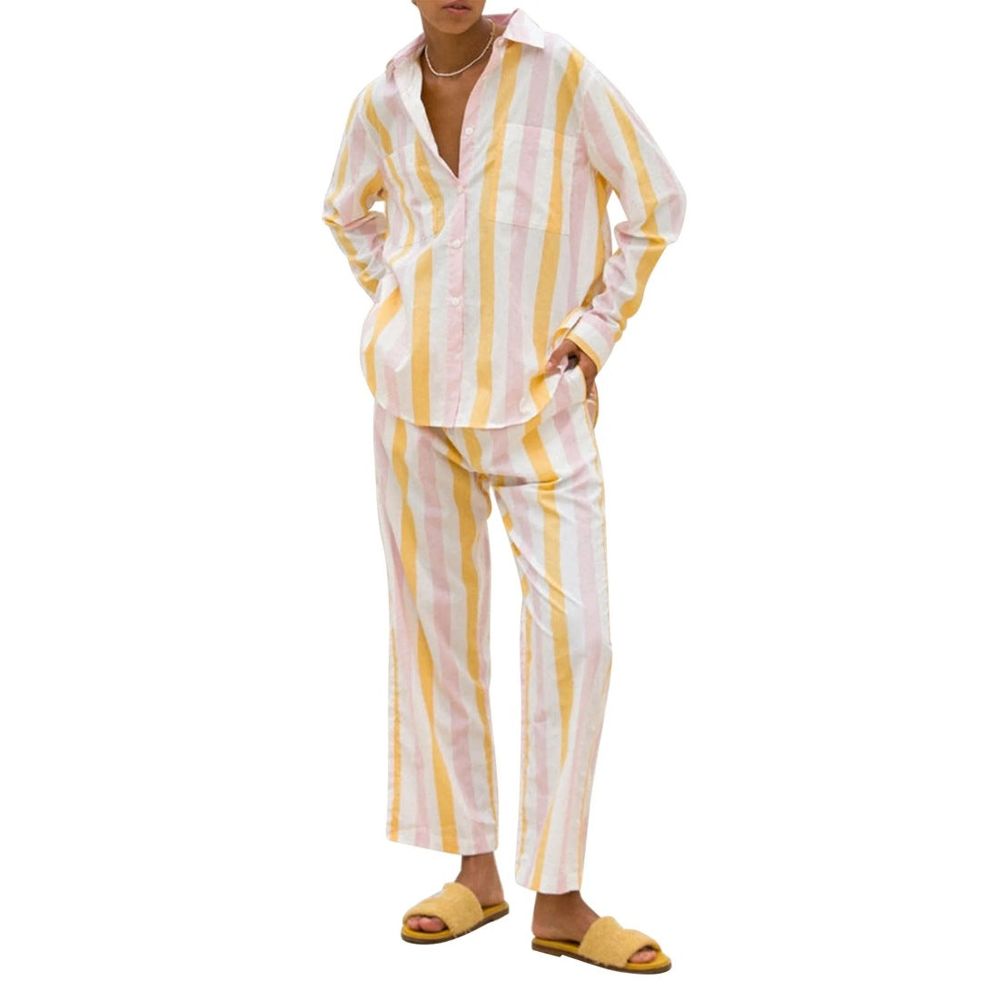 Femenza™ Simple Loose And Comfortable Loungewear Pajamas