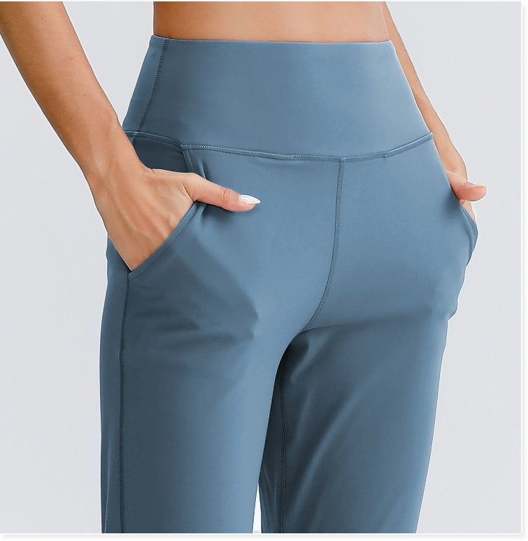Femenza™ Stretch High Waist Yoga Loose Fit Leggings Sweatpants
