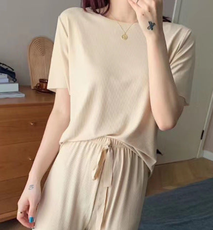 Femenza™ Summer Pajamas Casual Loungewear Two-piece Set