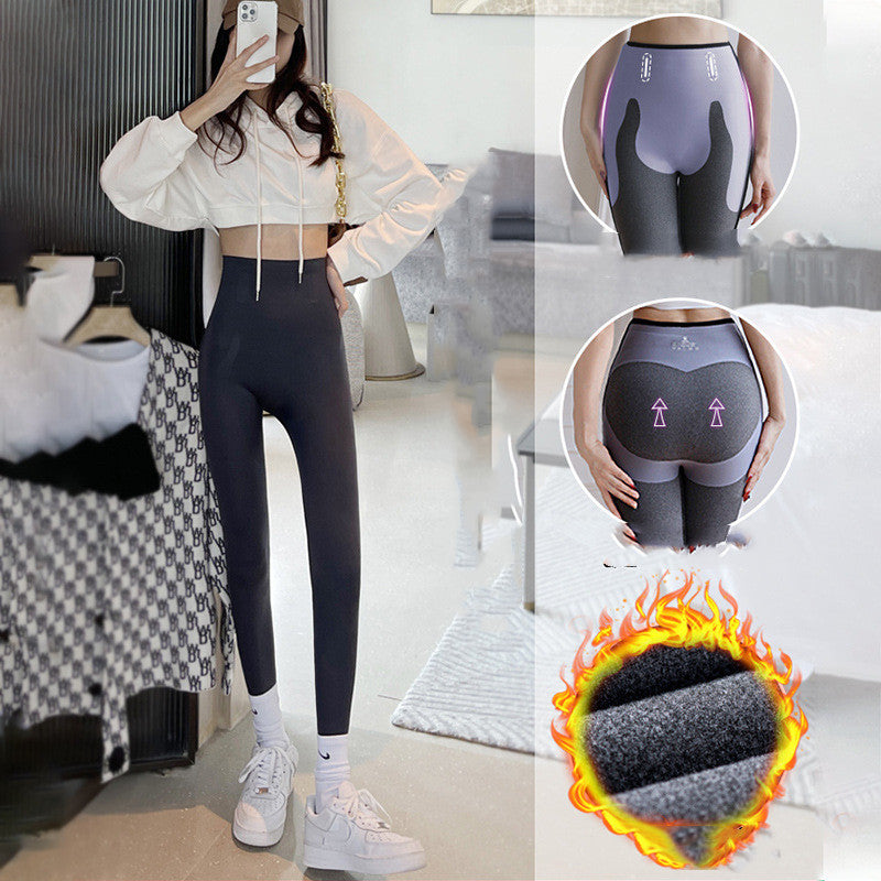 Femenza™ Velvet-Lined Supportive Yoga Leggings