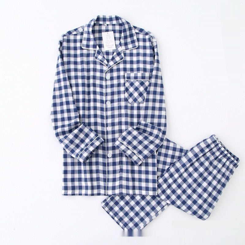 Femenza™ Spring Autumn Double-Layer Long-Sleeve Loungewear Set