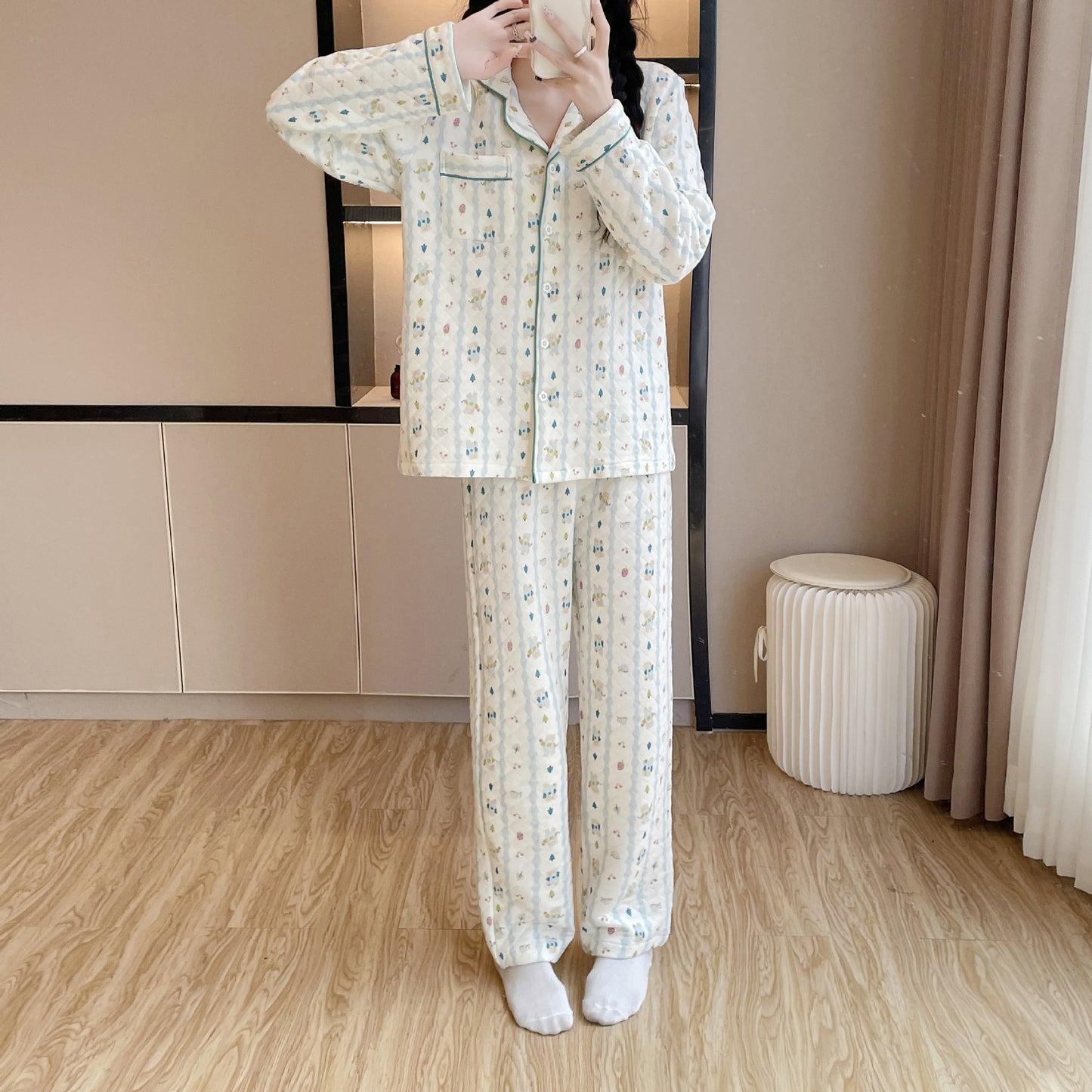 Femenza™ All-Cotton Cozy Sweet Loungewear Set